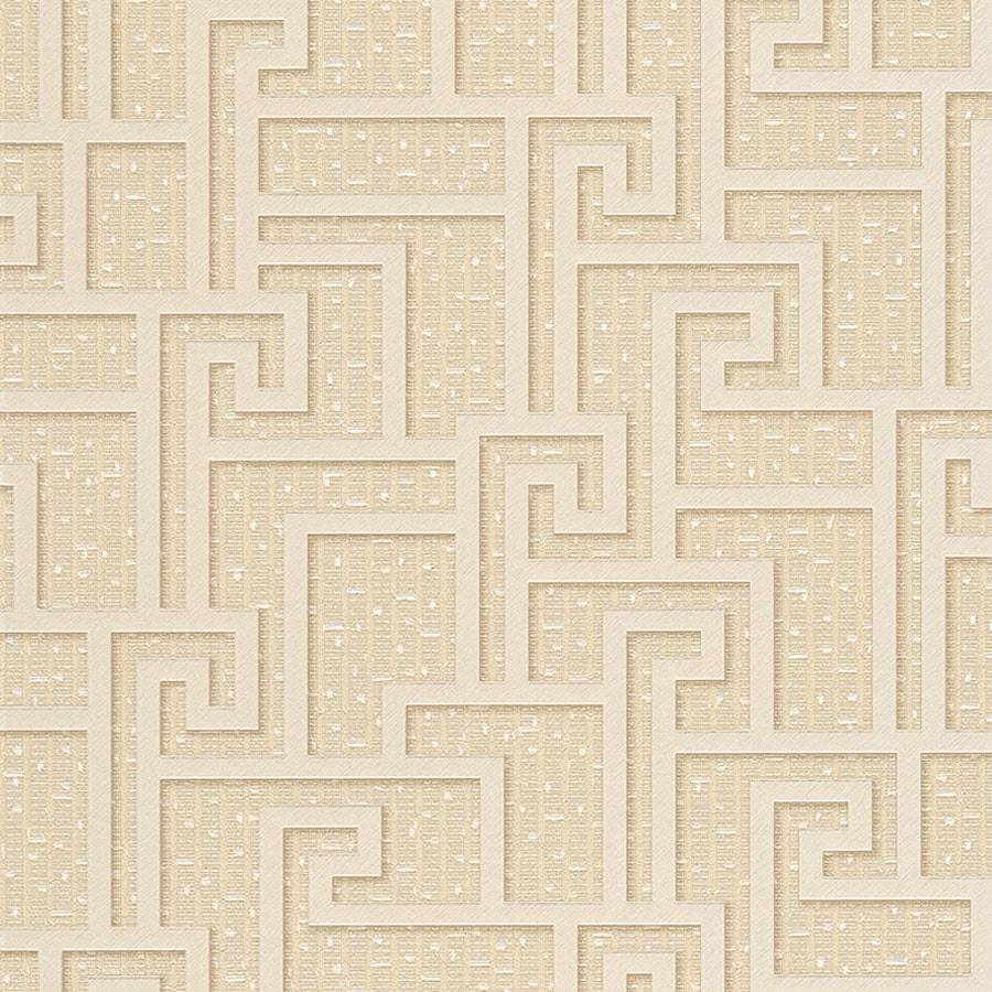 900x900 Versace Home Wallpaper #Greek Key Light Gold (96236 4)