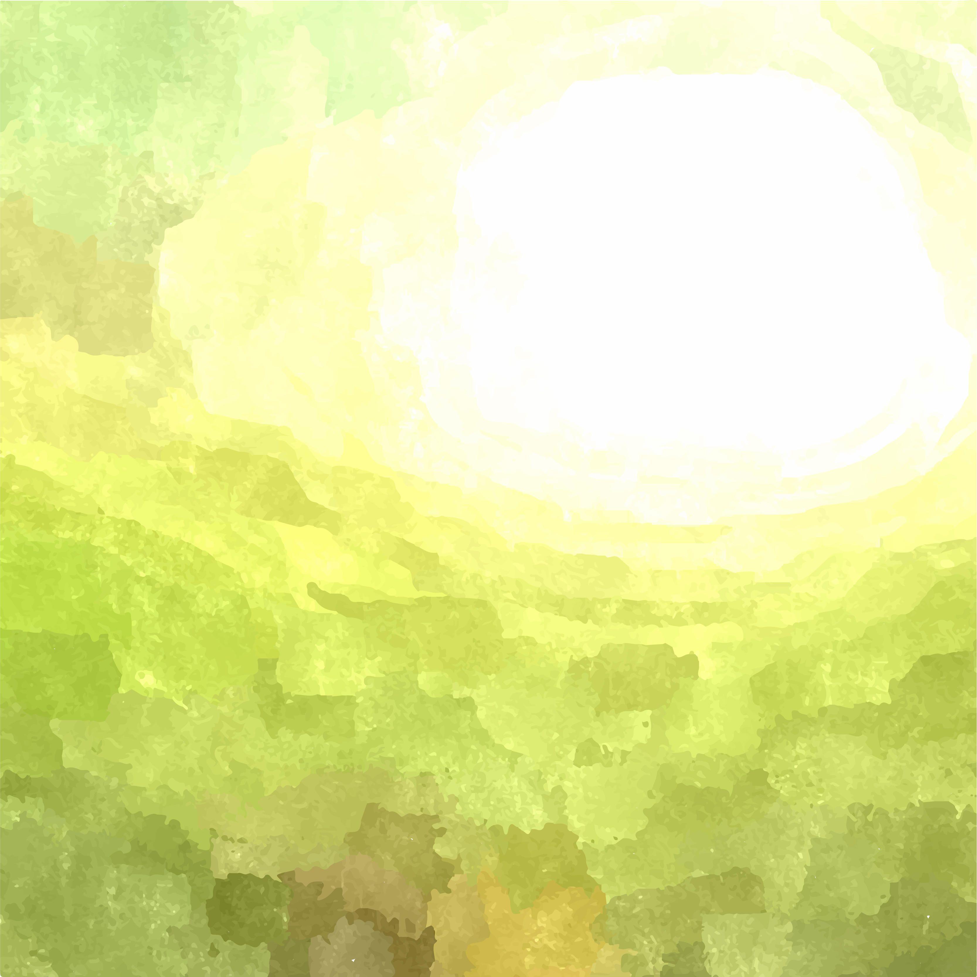 3333x3333 Light Green Watercolor Background Illustrator