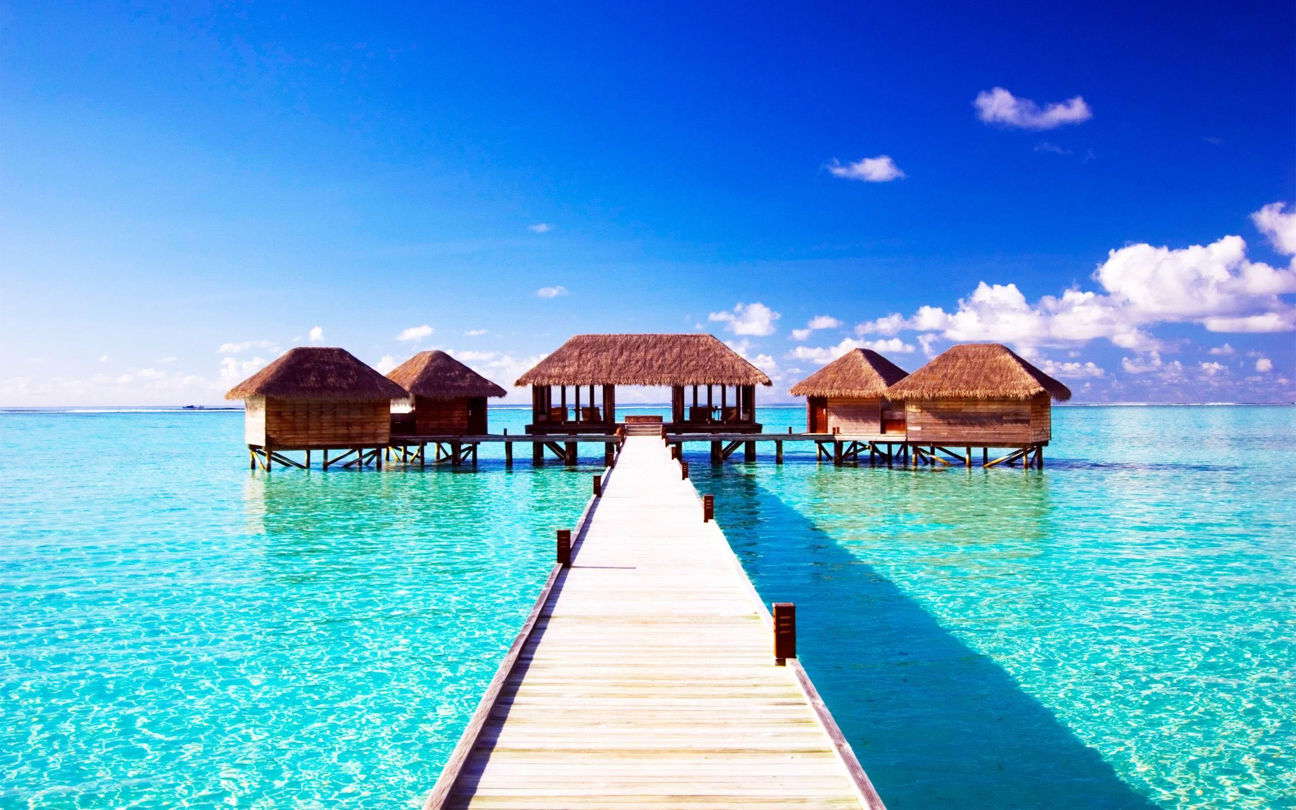 2560x1600 Beach Scenery Wallpaper, 874.64 Kb