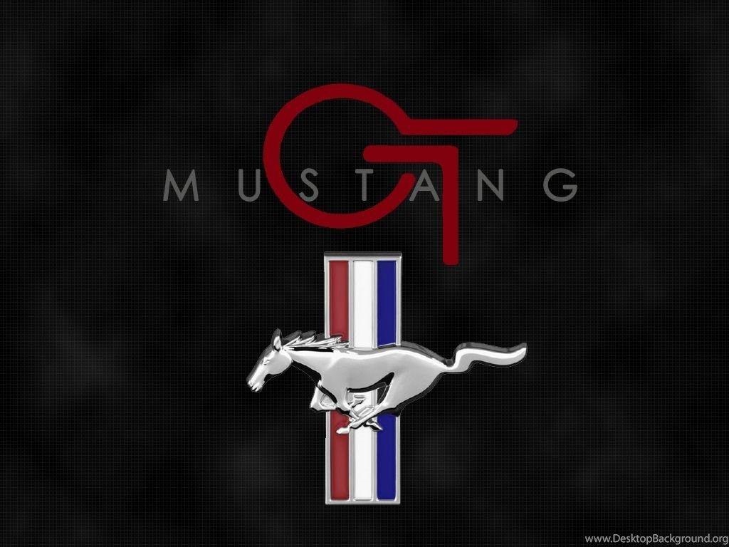 1024x768 Ford Mustang Logo Wallpaper Image Desktop Background