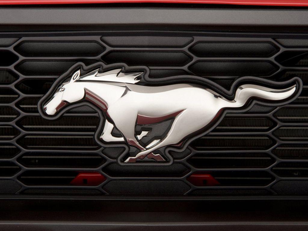 1024x768 Hd Cool Car Wallpaper: mustang logo wallpaper