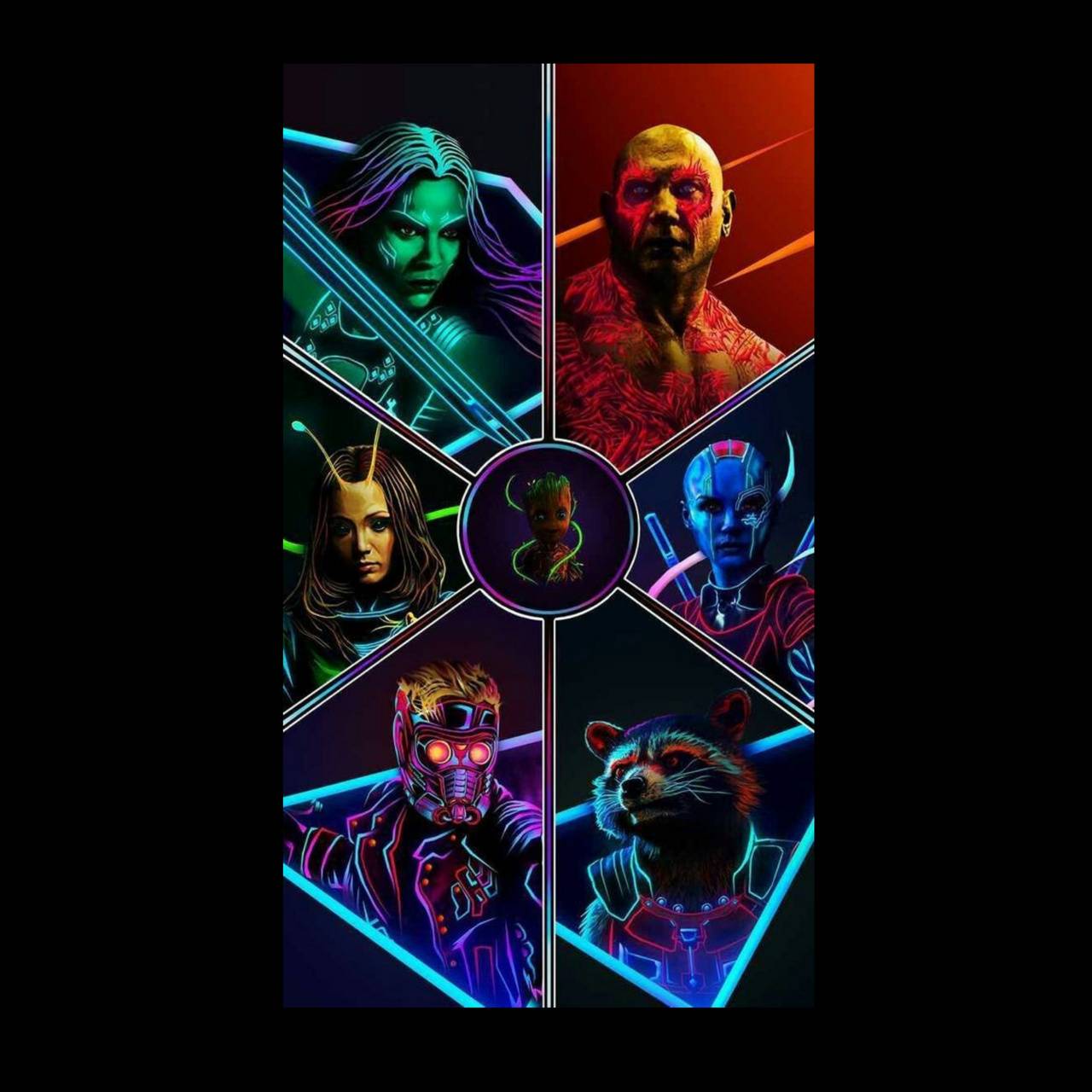 1280x1280 Guardians Galaxy wallpaper