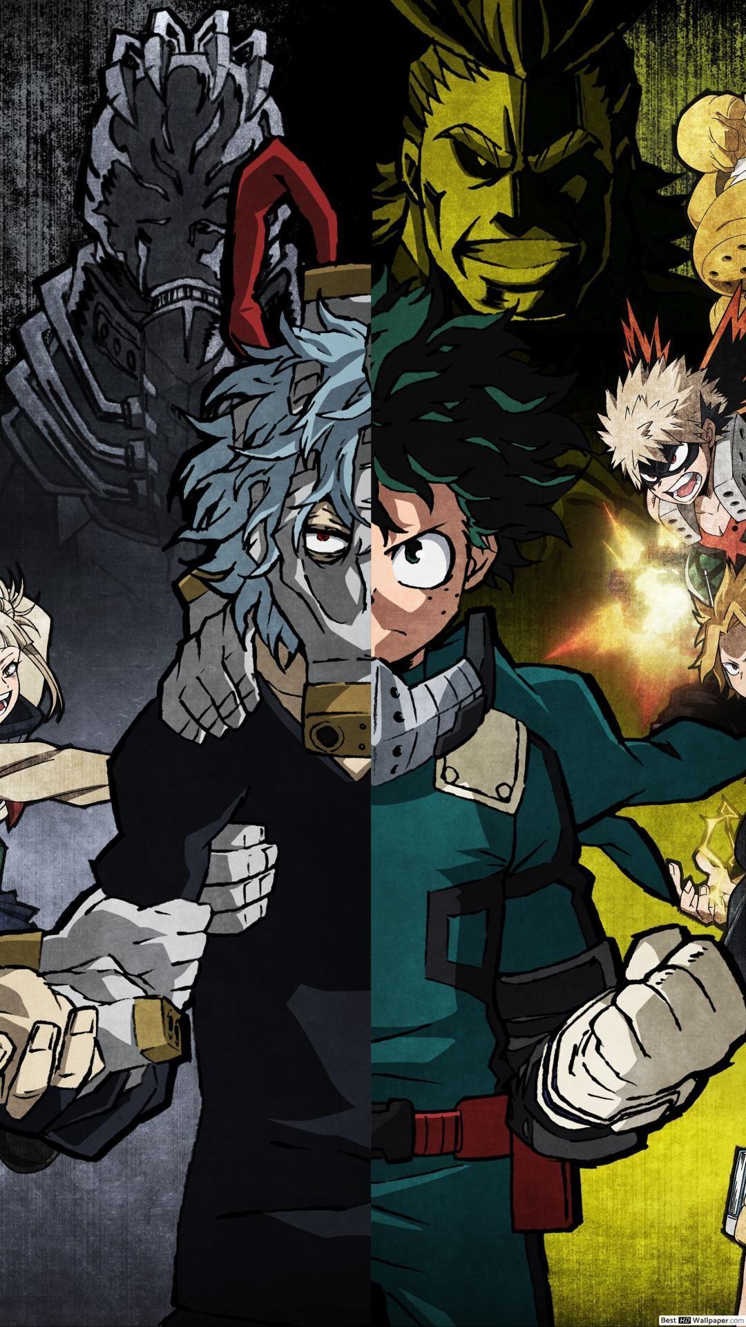 1080x1920 My Hero Academia Villains HD Wallpaper
