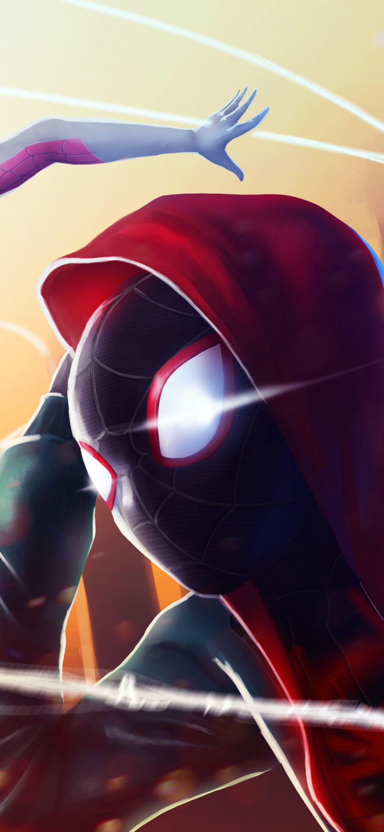 1242x2688 Spider Verse Superheroes iPhone XS MAX HD 4k Wallpaper, Image, Background, Photo and Picture
