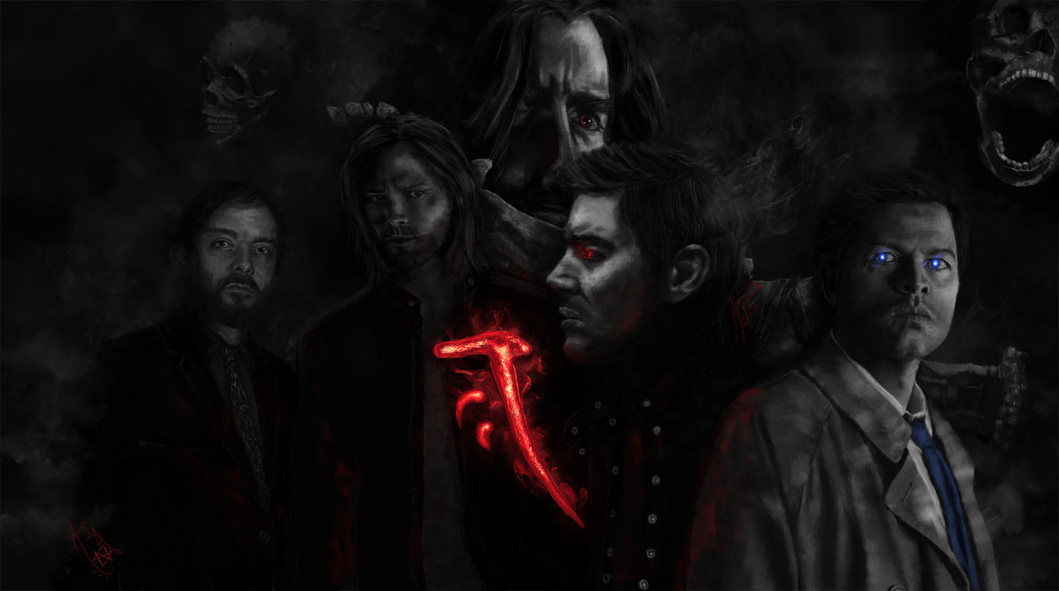 1500x838 Supernatural. Mark of cain, Supernatural mark of cain, Supernatural fan art