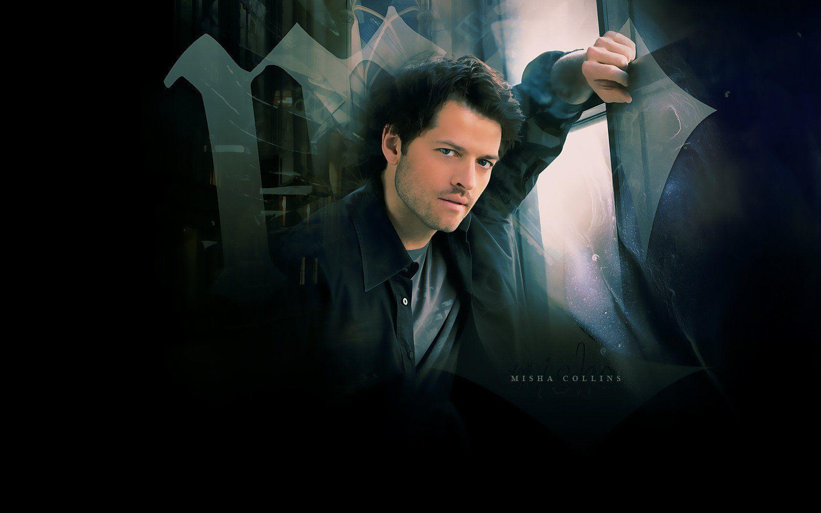 1680x1050 Supernatural Wallpaper Castiel