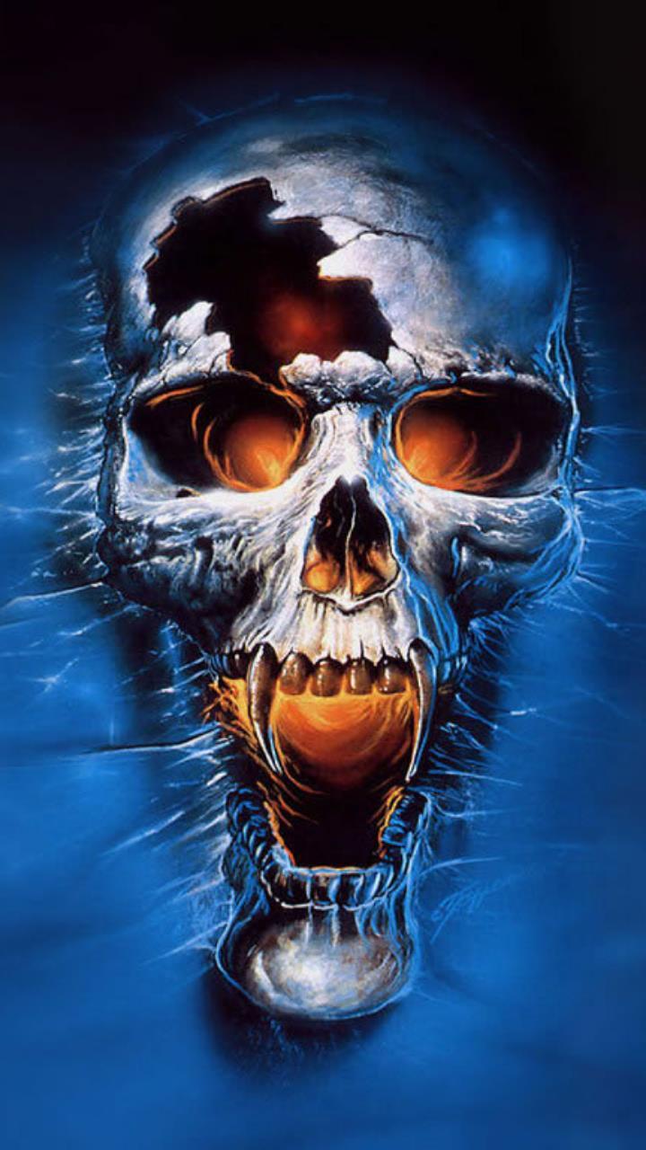 720x1280 cool 3D skull wallpaper HD Mobile, Desktop Wallpaper