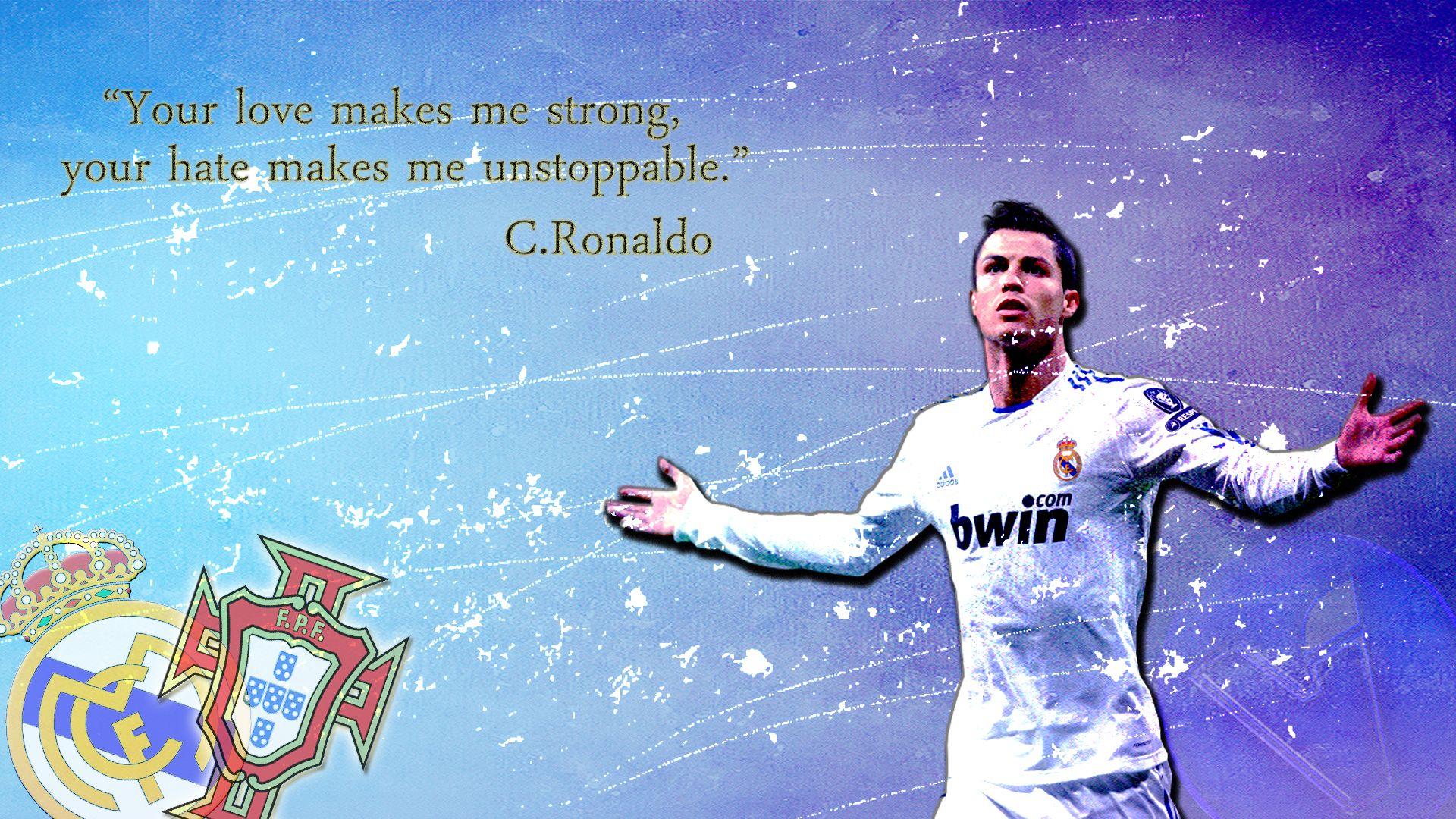 Cristiano Ronaldo Quotes Wallpapers - Top Free Cristiano Ronaldo Quotes