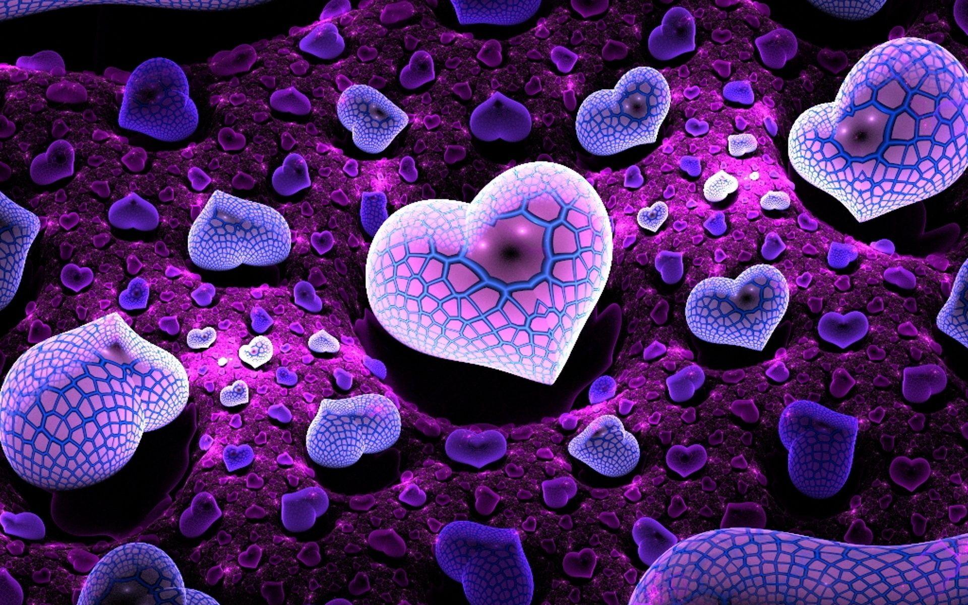 1920x1200 Purple Love Wallpaper