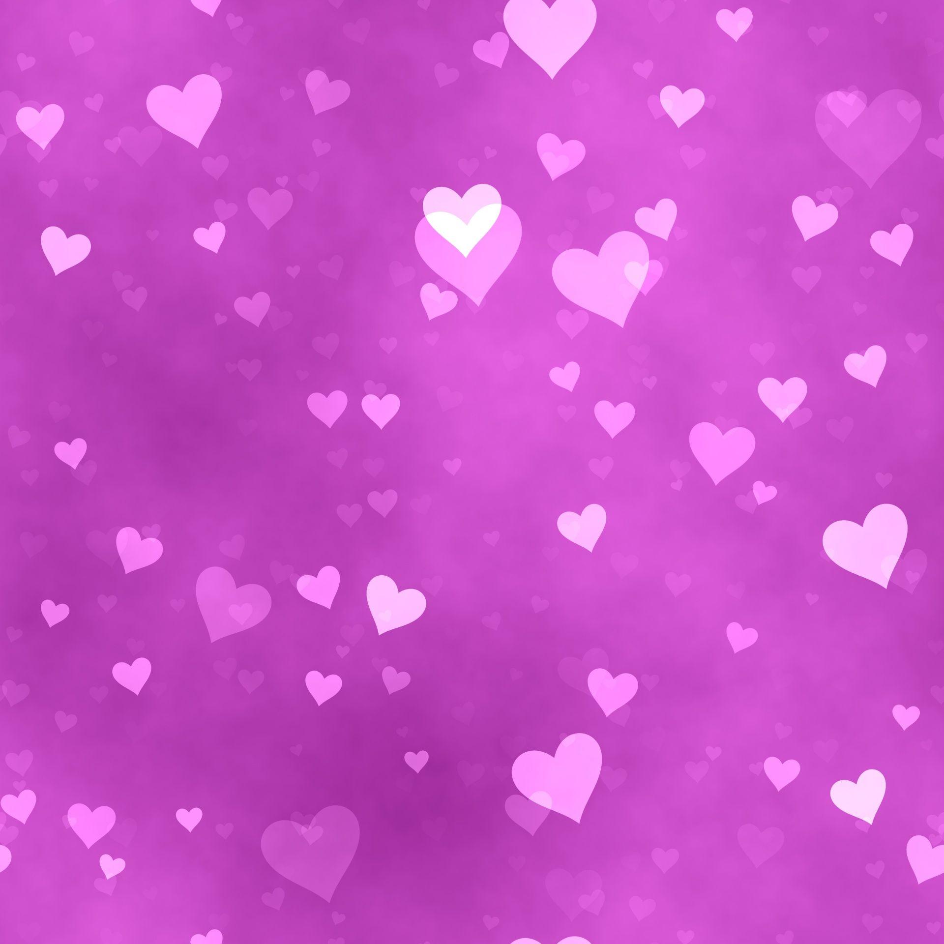 1920x1920 Heart Background, Background, Hd, Heart, Nice, Purple, Love