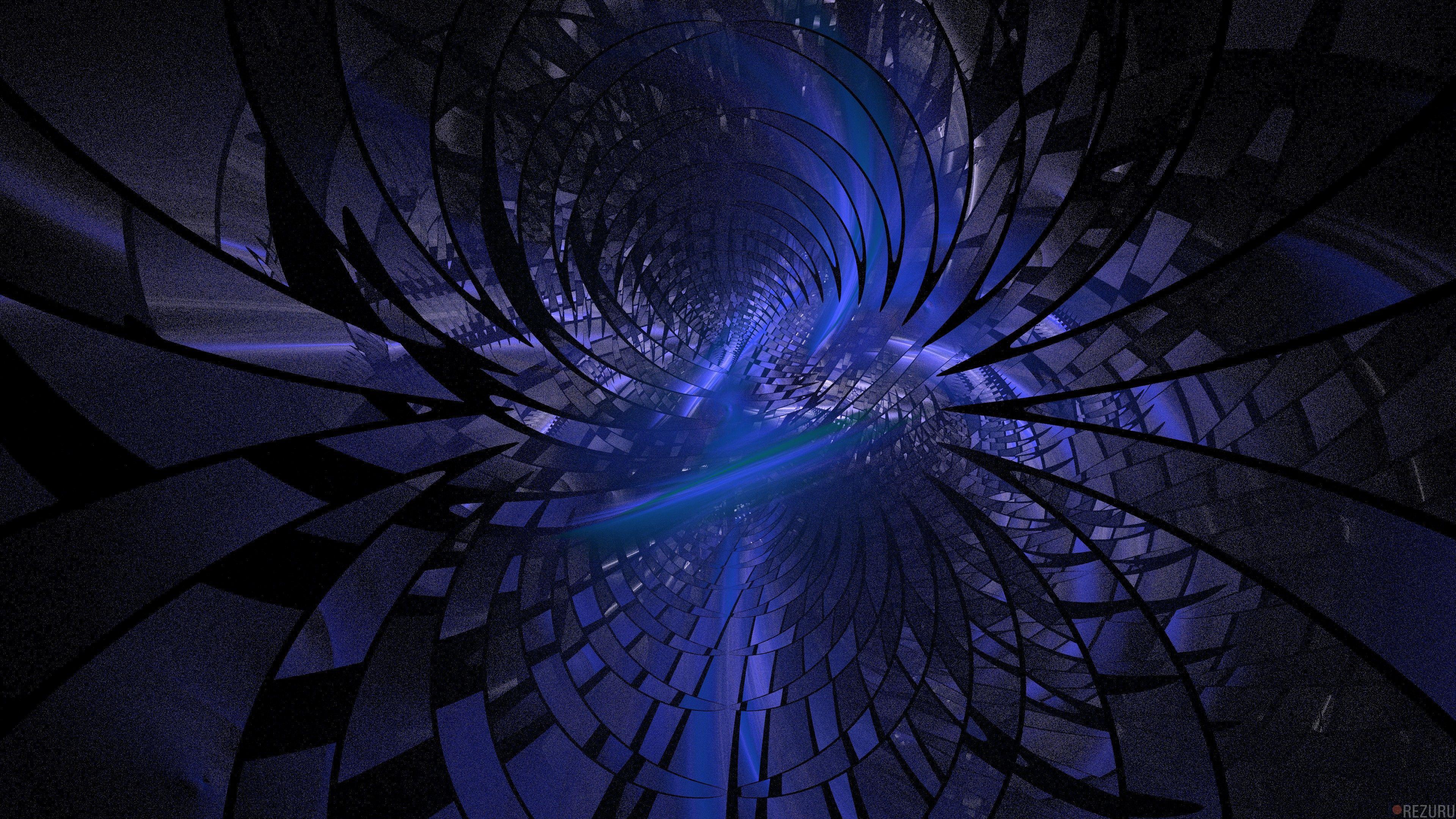 3840x2160 Abstract Blue 4K HD Abstract Wallpaper