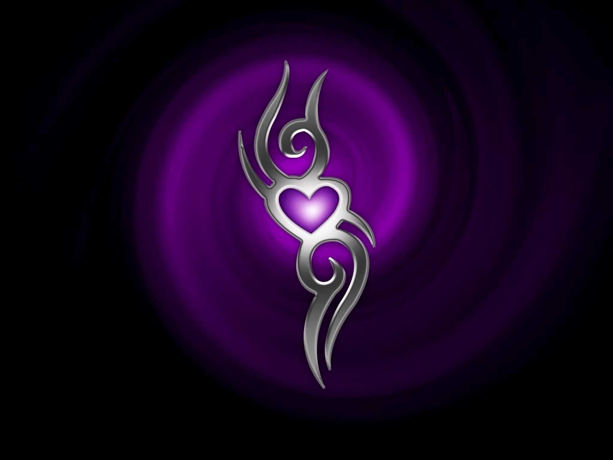 2048x1536 Purple Love Wallpaper