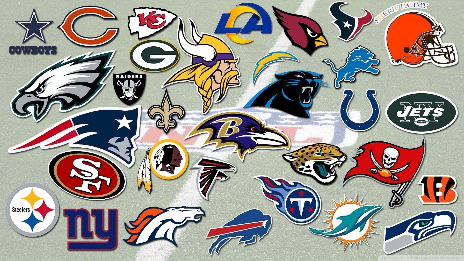 NFL Team Logo Wallpapers Top Free NFL Team Logo Backgrounds WallpaperAccess