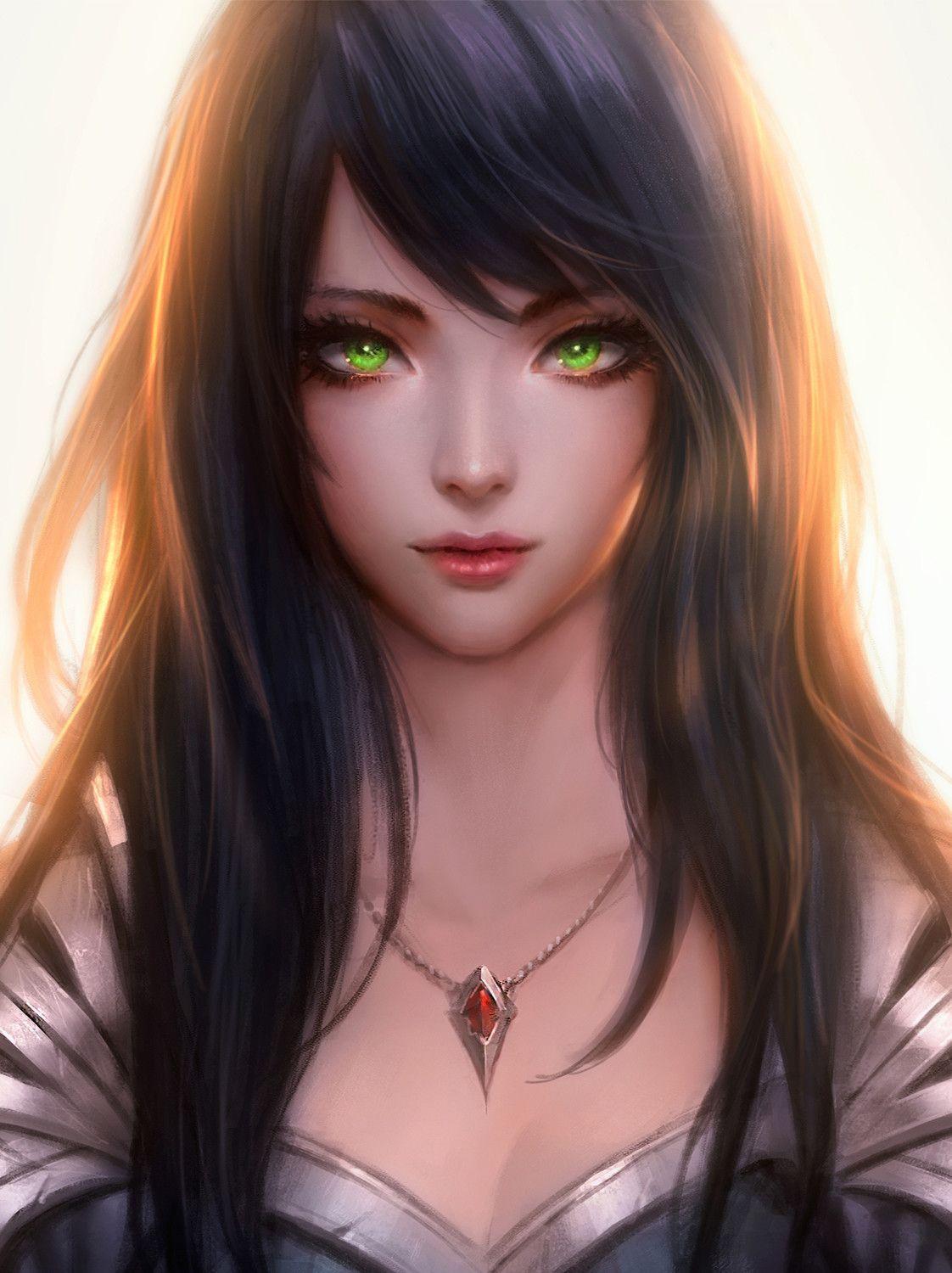 Realistic Anime Girl Drawing 