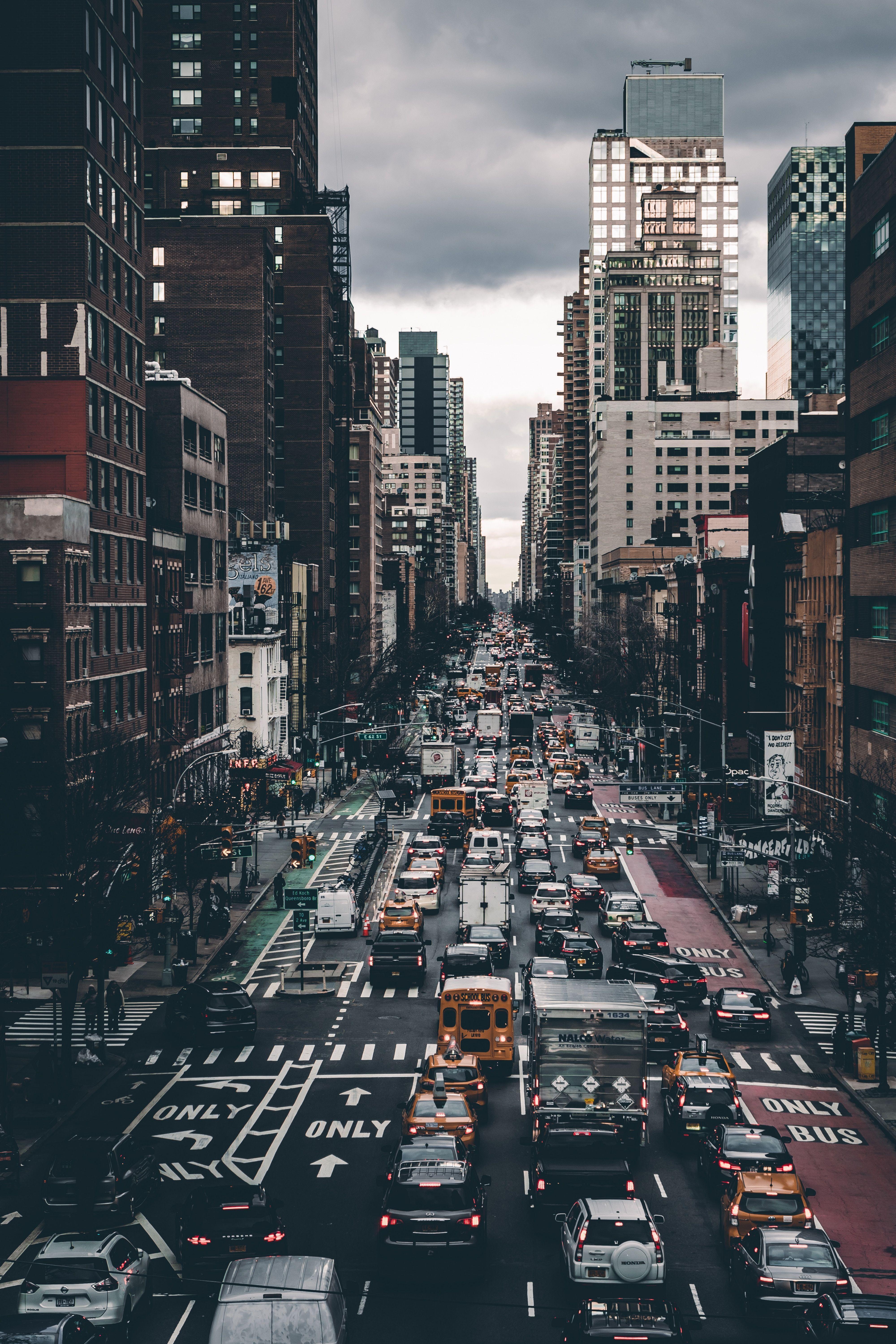 4000x6000 Free iPhone Wallpaper and background Gloomy Skies on a busy day. #iphonewallpaperquotes. City iphone wallpaper, City wallpaper, City aesthetic