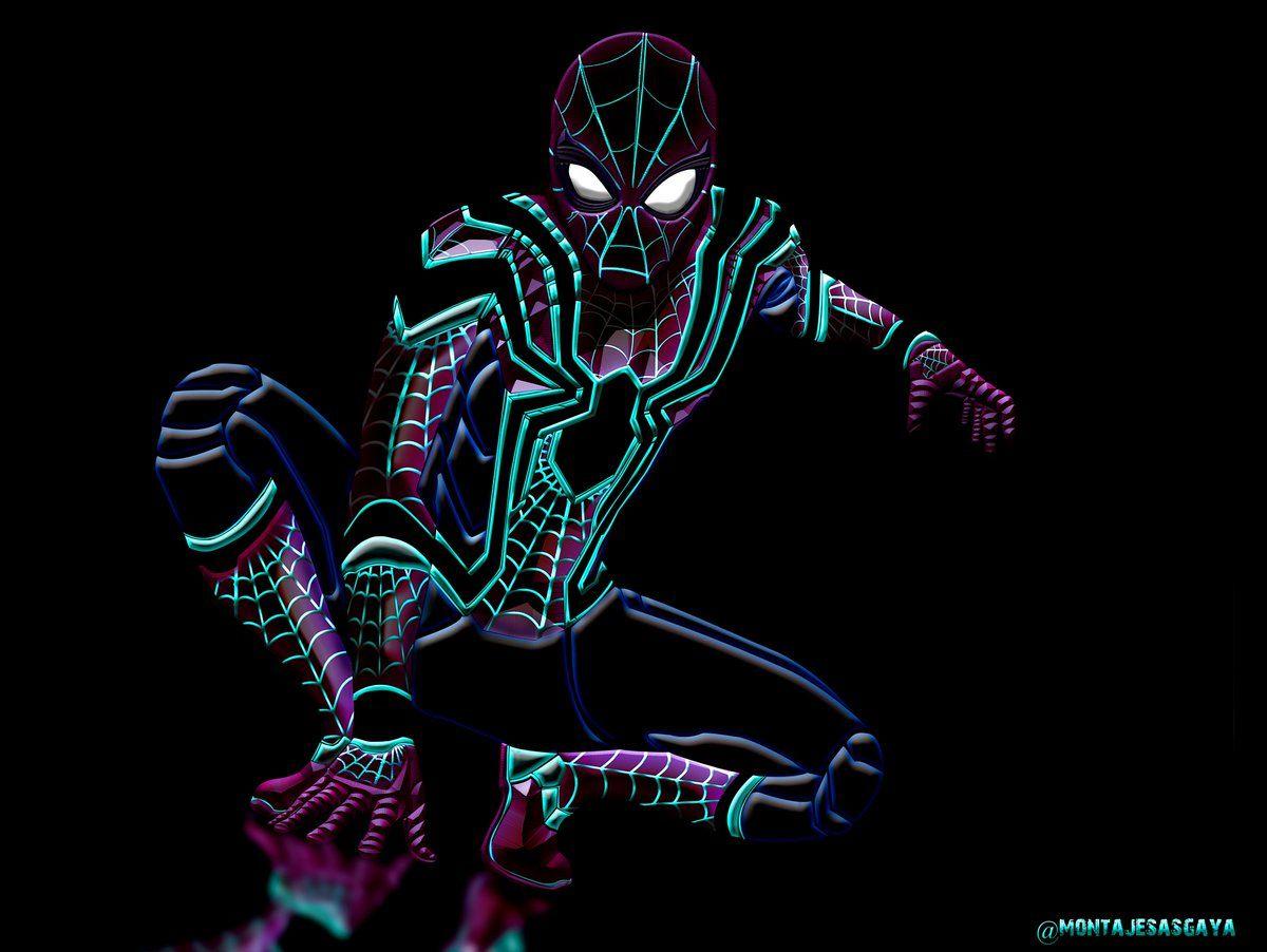 Neon SpiderMan Wallpapers - Top Free Neon SpiderMan Backgrounds