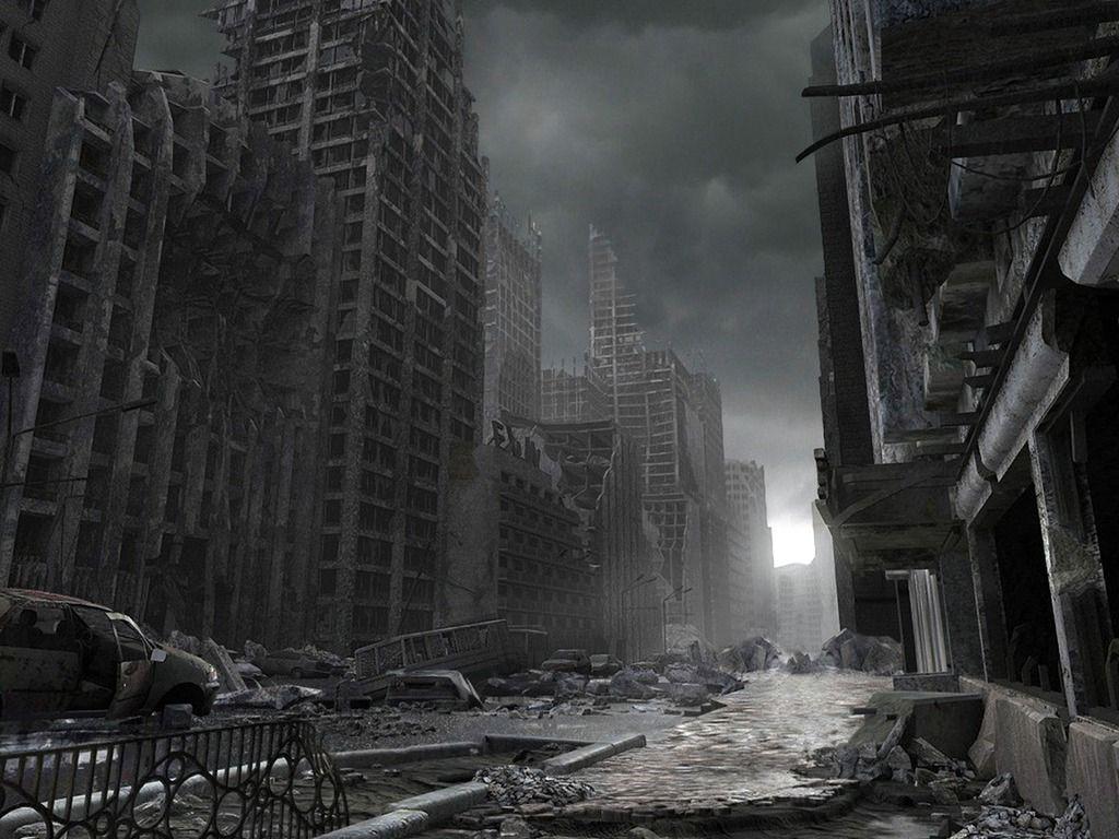 1024x768 Dark Destroyed City Wallpaper. New York City Destroyed Wallpaper, Earth Destroyed Wallpaper and Destroyed Wallpaper