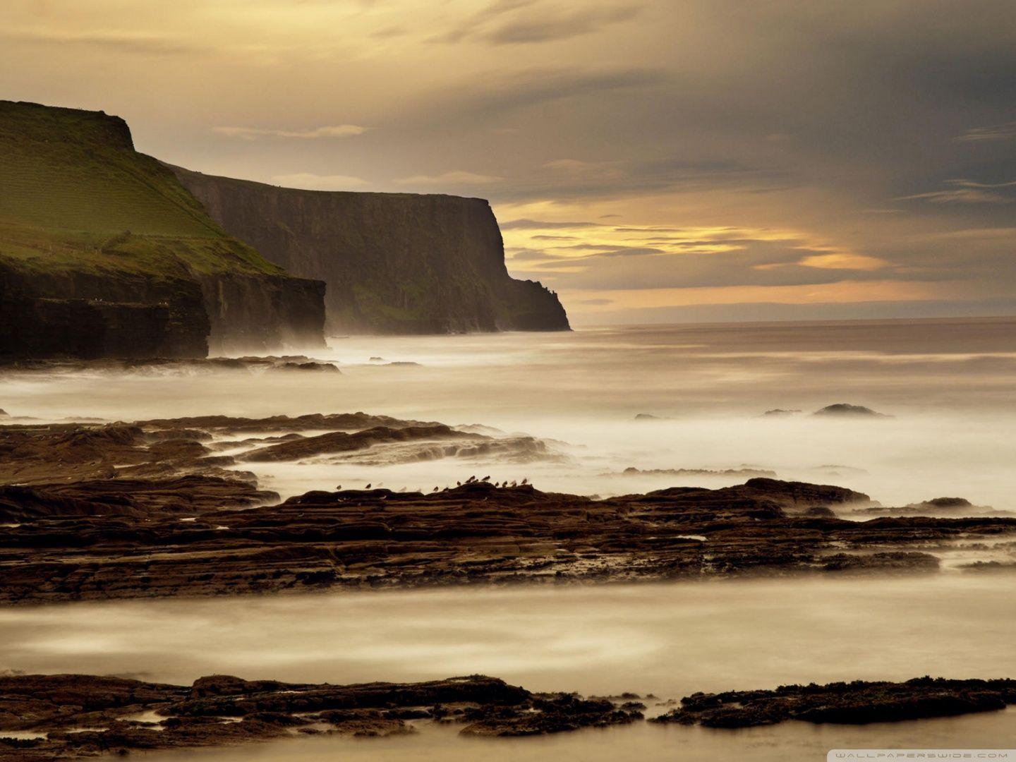 1440x1080 The Cliffs Of Moher Ireland Ultra HD Desktop Background Wallpaper for 4K UHD TV : Widescreen & UltraWide Desktop & Laptop : Tablet