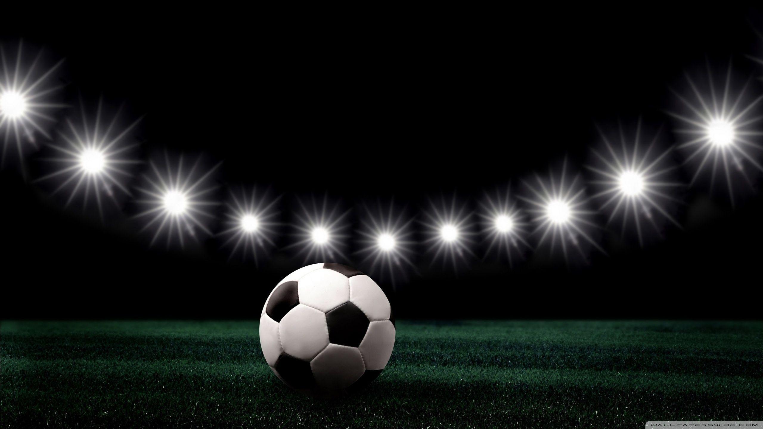 2560x1440 Soccer Stadium at Night Ultra HD Desktop Background Wallpaper for 4K UHD TV : Tablet