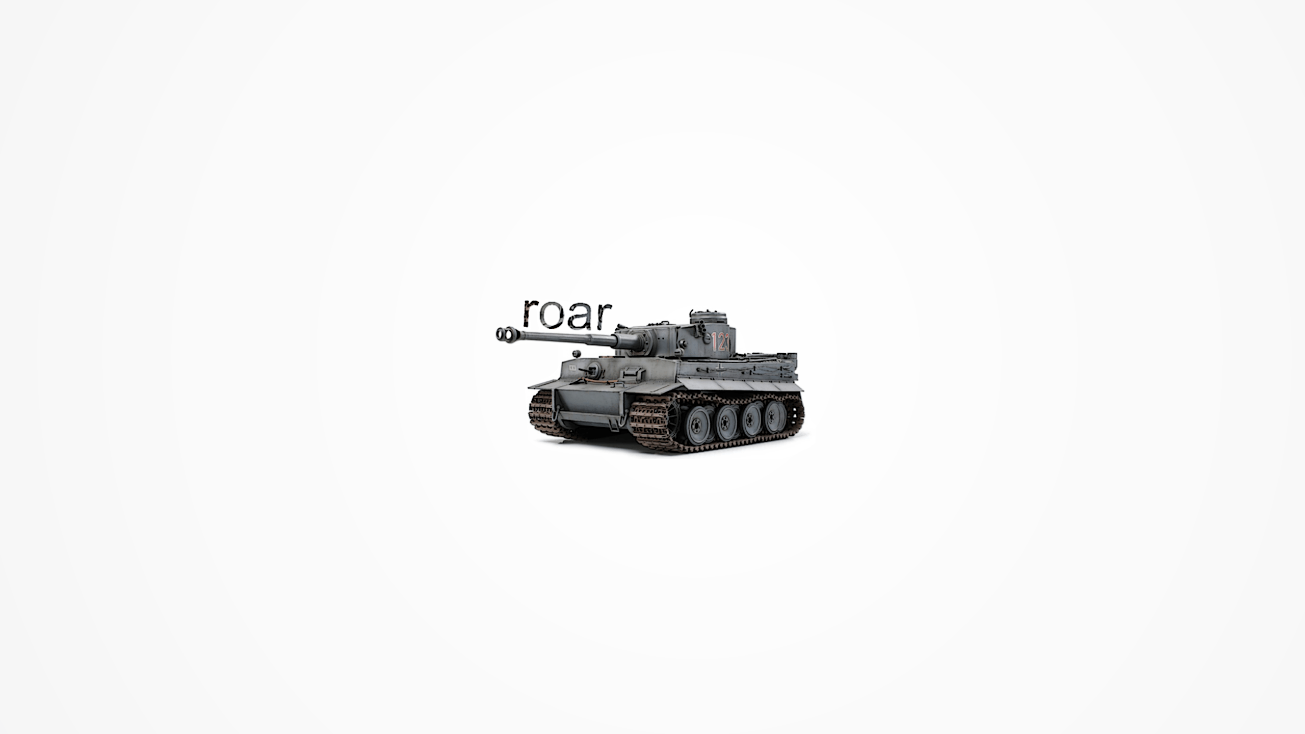 2560x1440 Minimalist PzKpfw VI Tiger Ausf E. wallpaper [2560x1440]