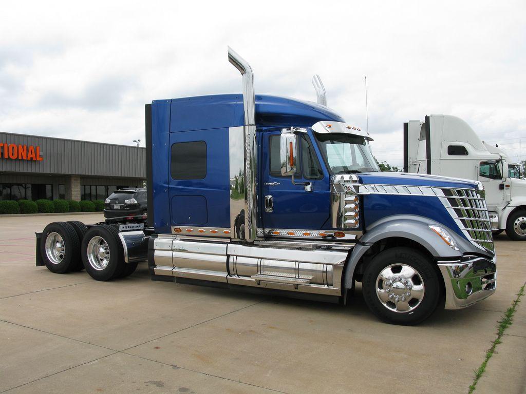 1024x768 Download Full Size International Trucks Wallpaper Num Lonestar Blue HD Wallpaper