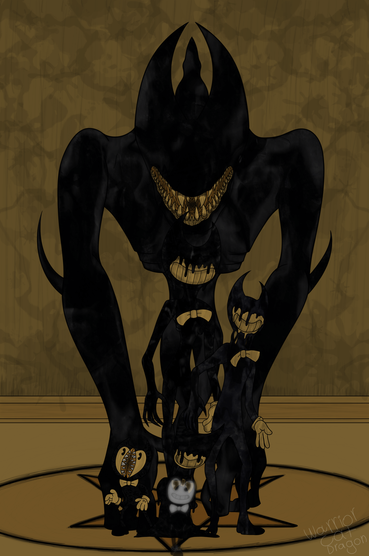 1275x1920 ink beast bendy. Bendy and the ink machine, Ink, Beast
