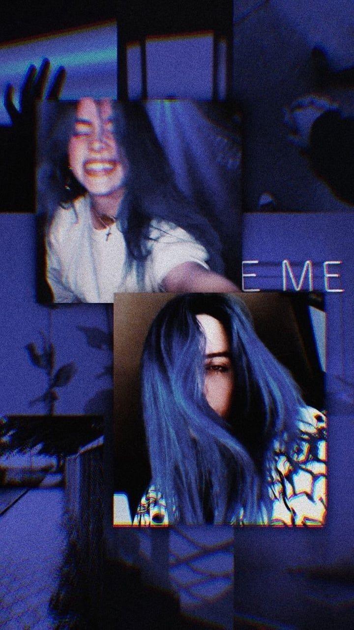 720x1280 Billie Eilish Wallpaper iPhone Green