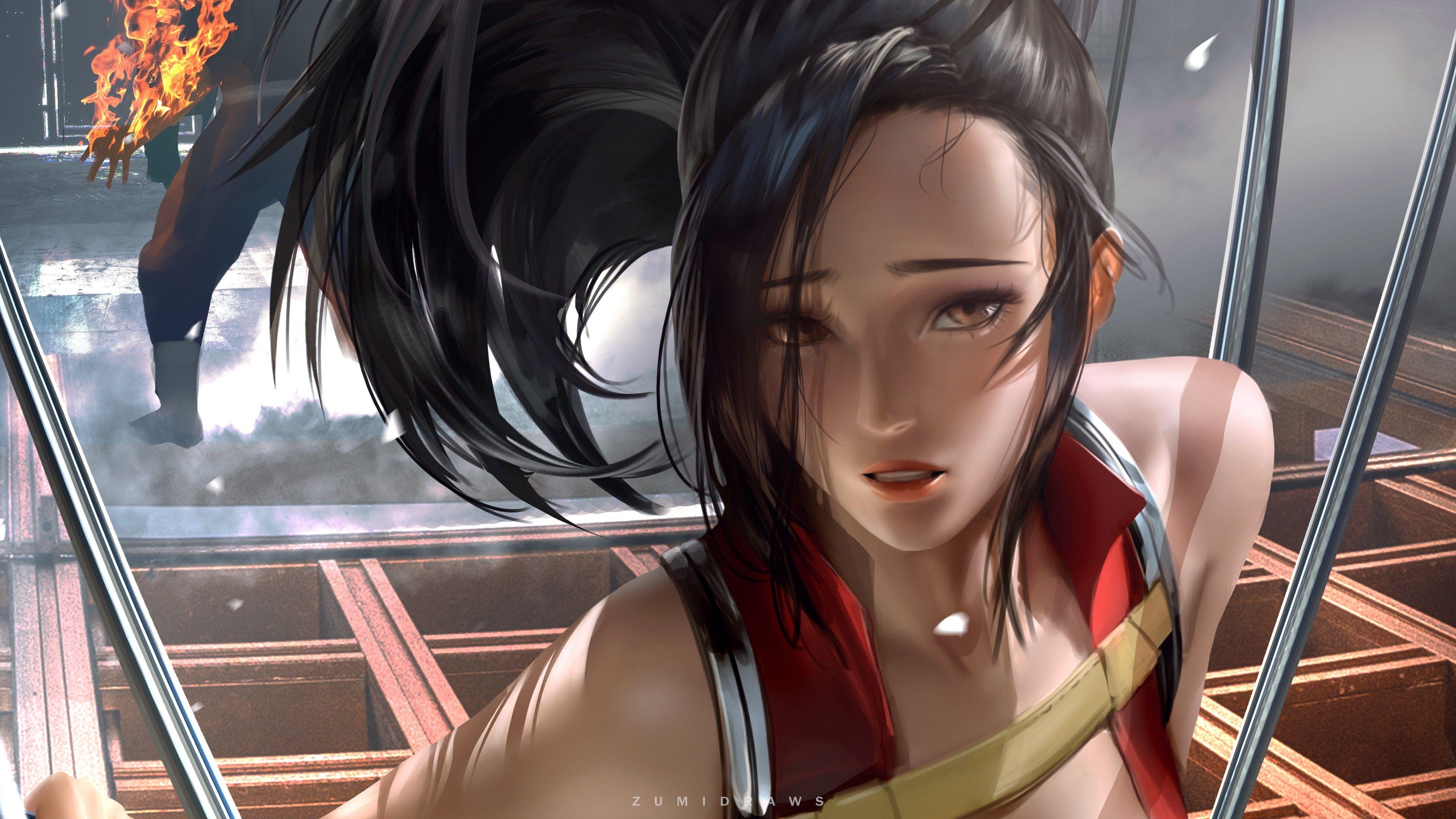 3840x2160 My Hero Academia Momo Yaoyorozu 4K HD Wallpaper