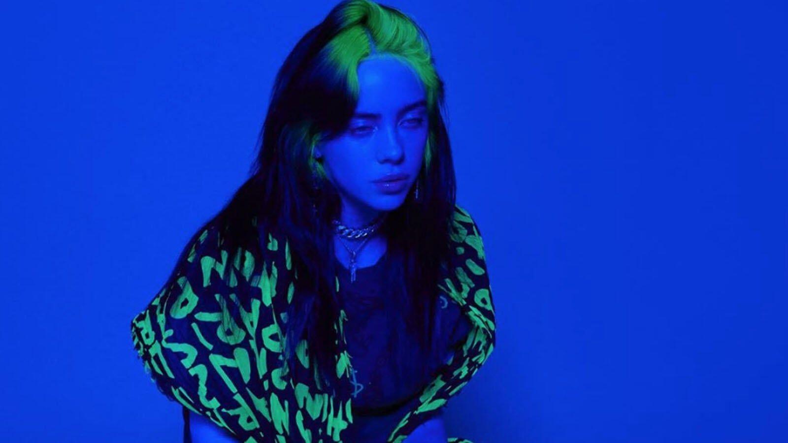 Billie Eilish Blue Wallpapers - Top Free Billie Eilish Blue Backgrounds ...