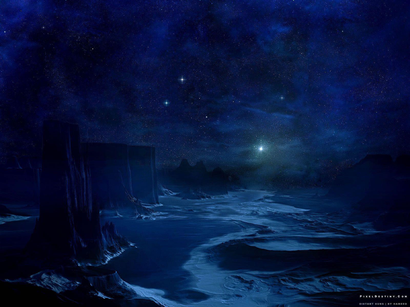 1600x1200 nighttime, Beaches Wallpaper HD / Desktop and Mobile Background