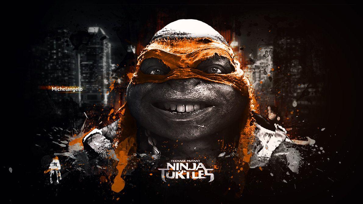 teenage mutant ninja turtles michelangelo face