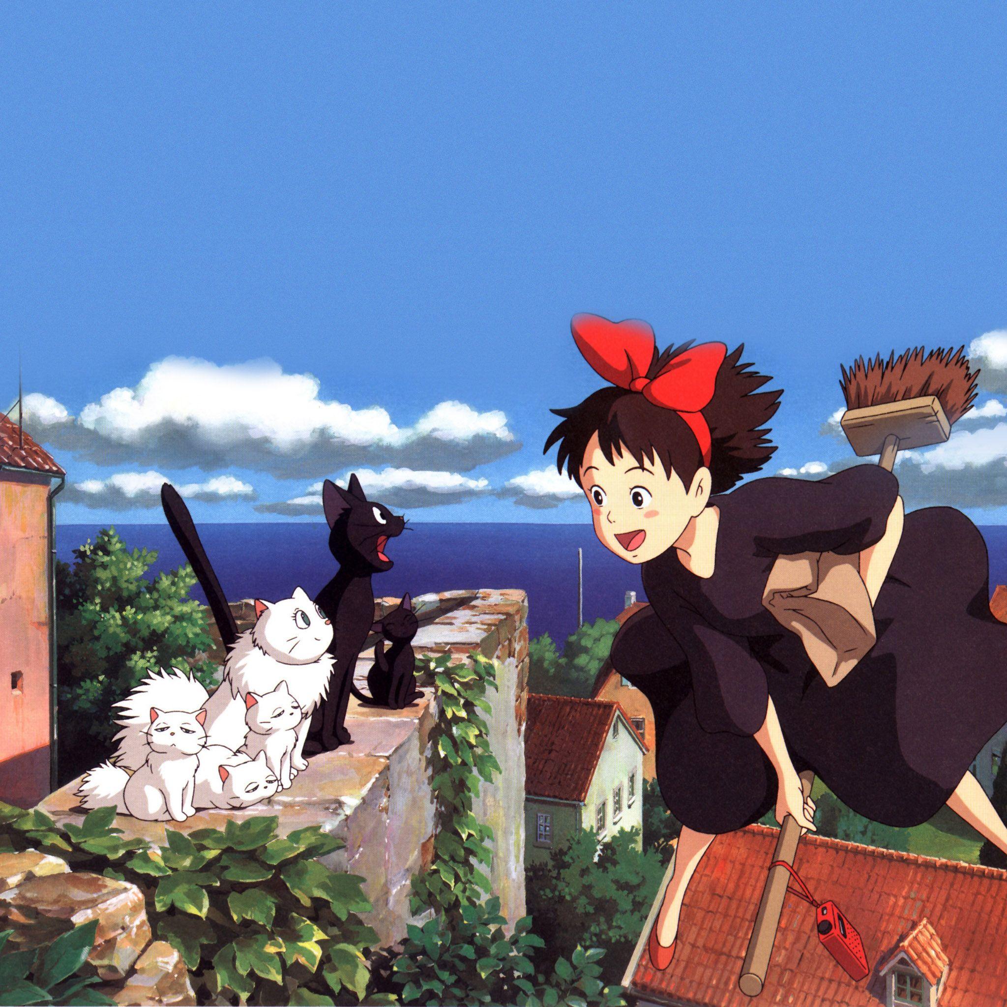 2048x2048 FREEIOS7. Kiki Delivery Fly HD IPhone IPad Wallpaper