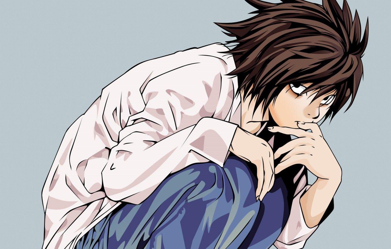 1332x850 Photo Wallpaper Look, Anime, Guy, Death Note, Death Death Note