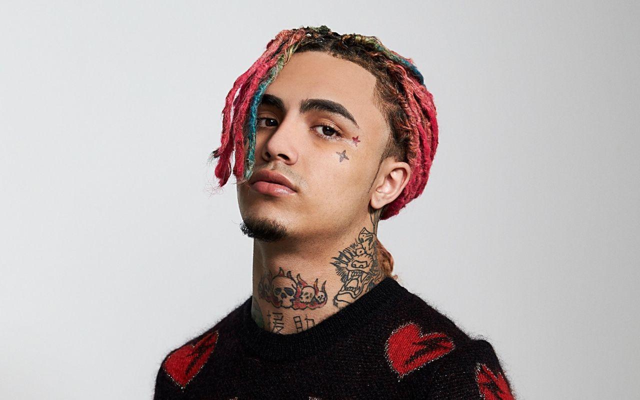 1280x800 Young American rap artist Lil Pump with tattoos on his body Desktop wallpaper 1280x800