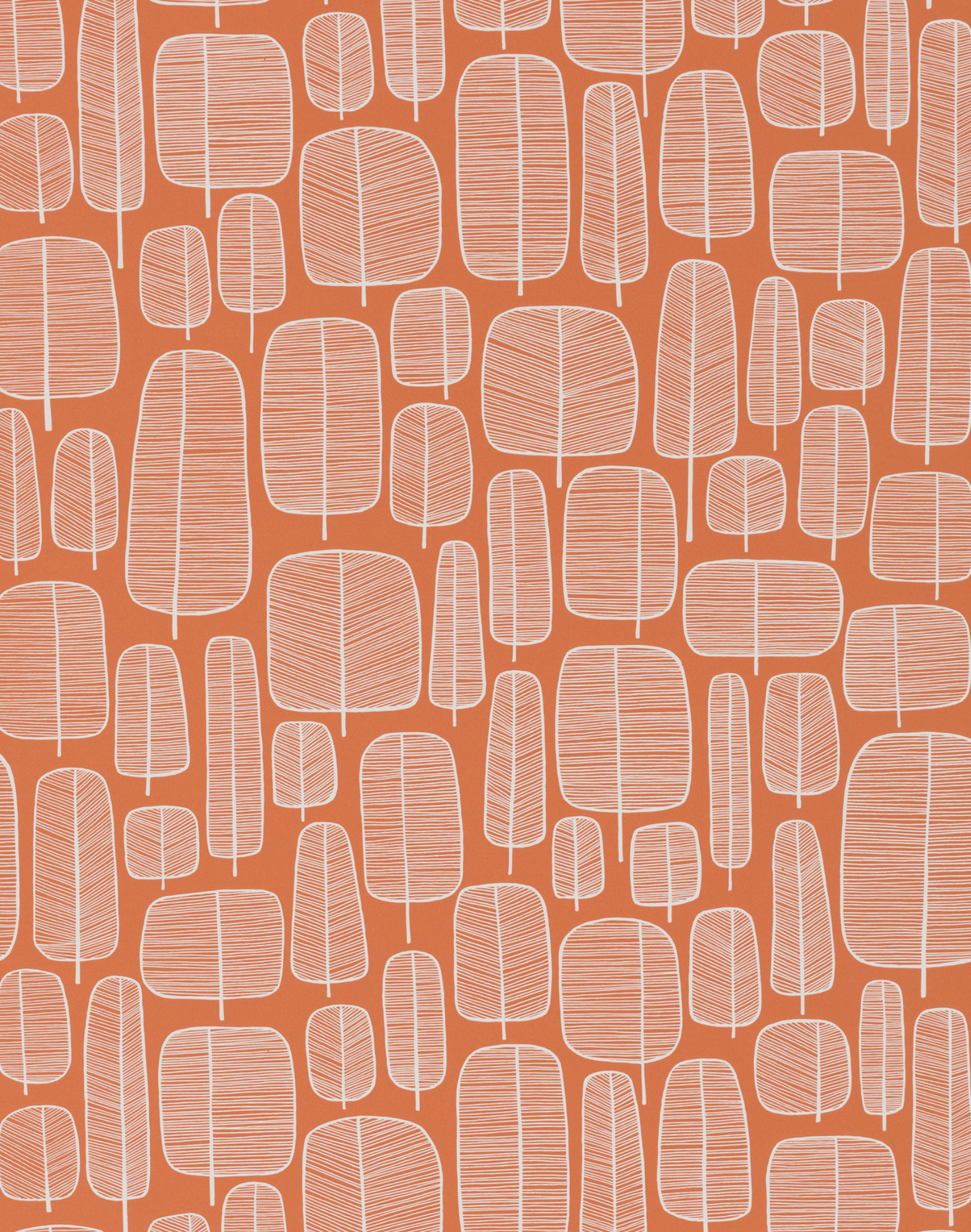 1614x2048 Little Trees, Burnt Orange. Orange wallpaper, Tree wallpaper, Orange aesthetic