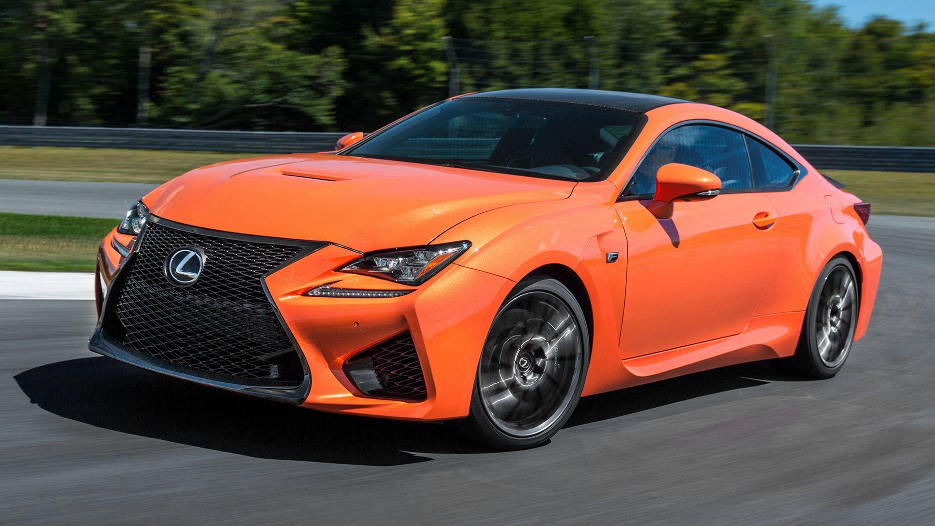 1920x1080 Lexus RC F Orange wallpaperx1080