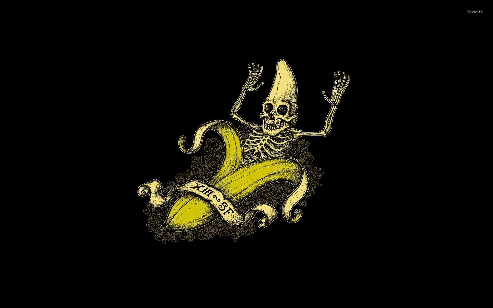 1920x1200 Free download Banana skeleton wallpaper Funny wallpaper 21037 [1920x1200] for your Desktop, Mobile & Tablet. Explore Funny Banana Wallpaper. Leaf Wallpaper for Walls, Banana Leaf Wallpaper, Banana Leaf Wallpaper