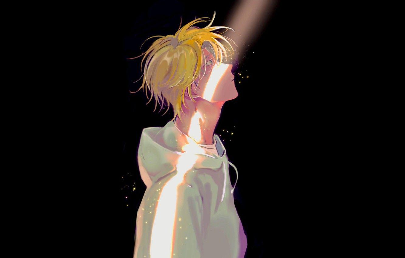 1332x850 Wallpaper night, guy, Banana Fish image for desktop, section сёнэн