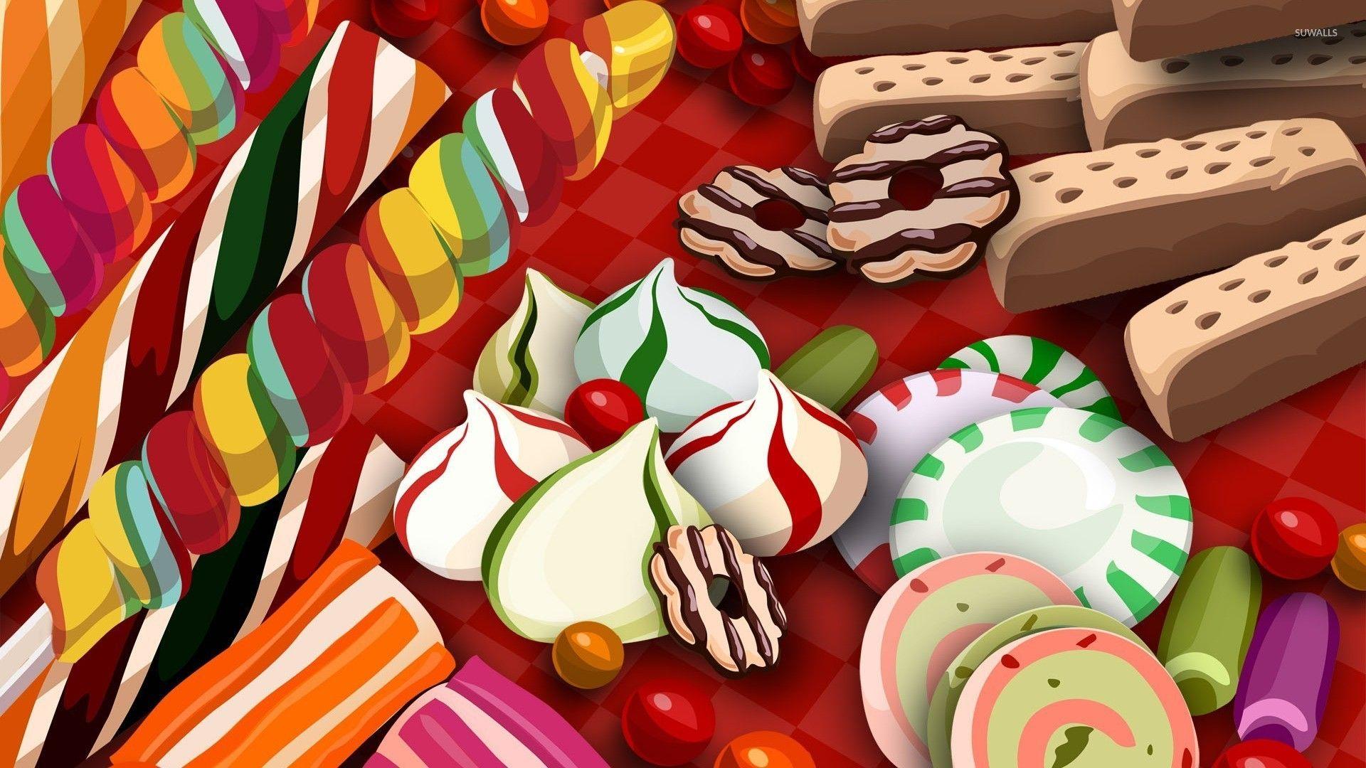 Cartoon Candy Wallpapers - Top Free Cartoon Candy Backgrounds - WallpaperAccess