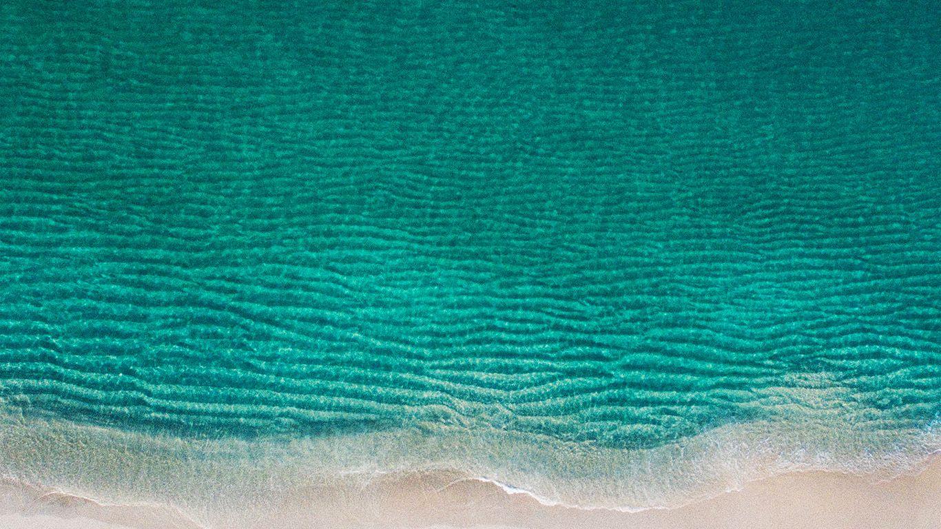 1366x768 wallpaper for desktop, laptop. sea ocean green minimal nature wave earth