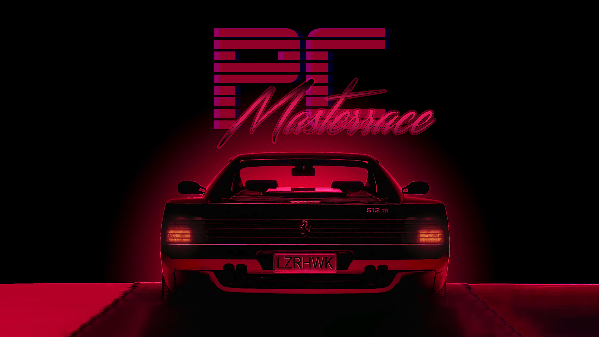 1920x1080 Red Pc Master Race Wallpaper