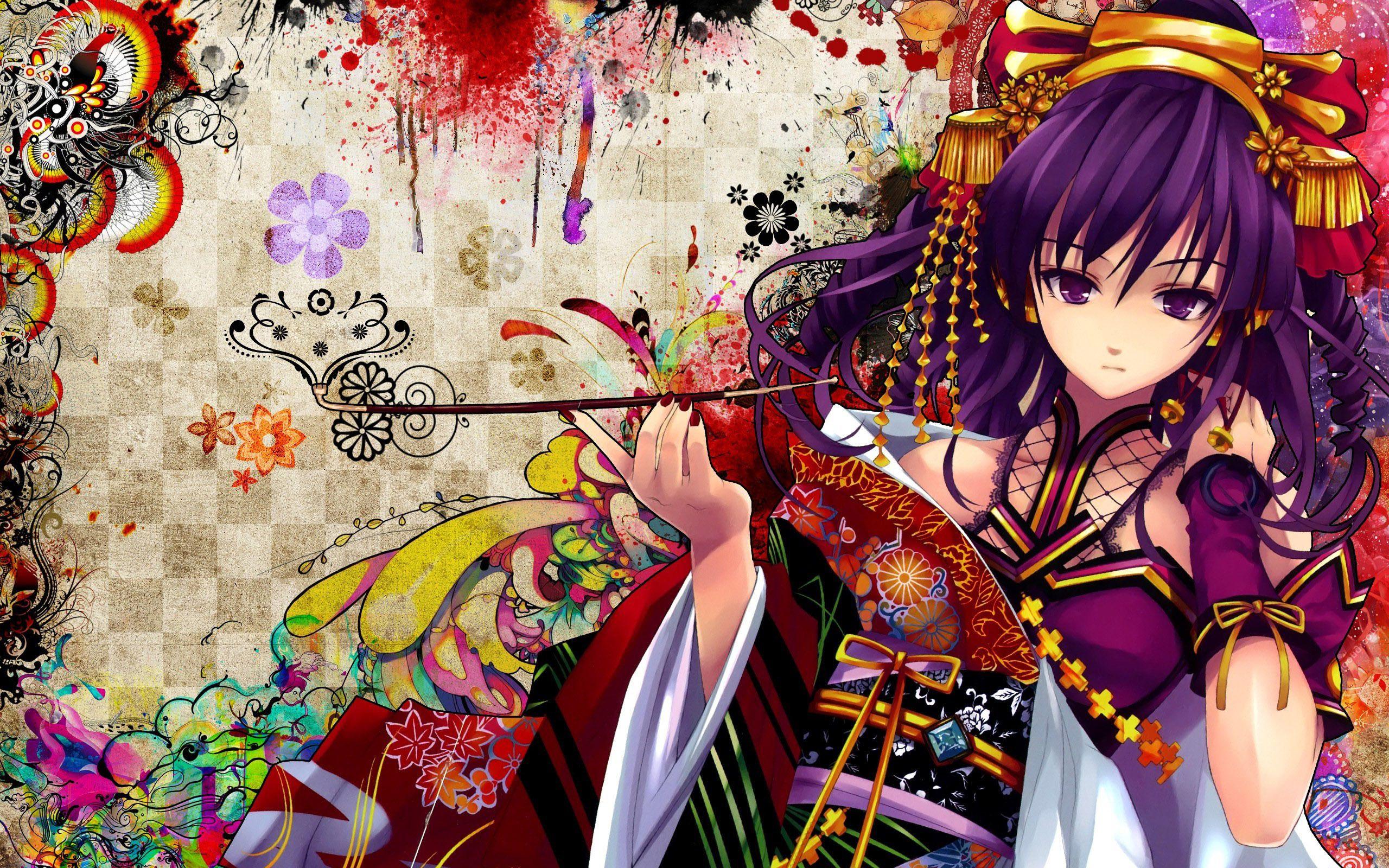 2560x1600 Geisha Anime HD Wallpaper