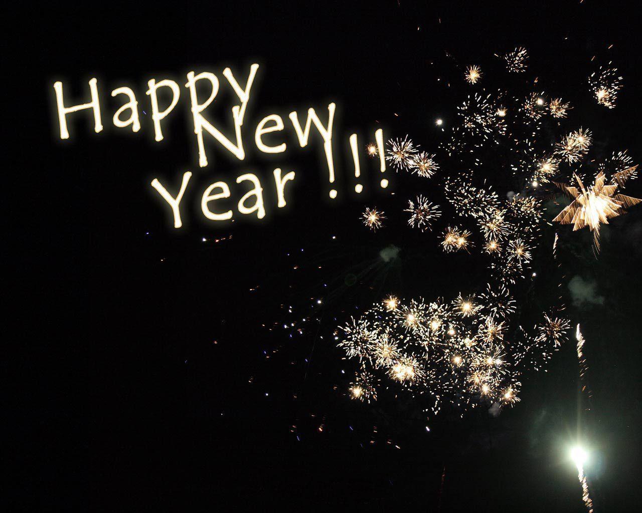 1280x1024 Happy New Year Wallpaper