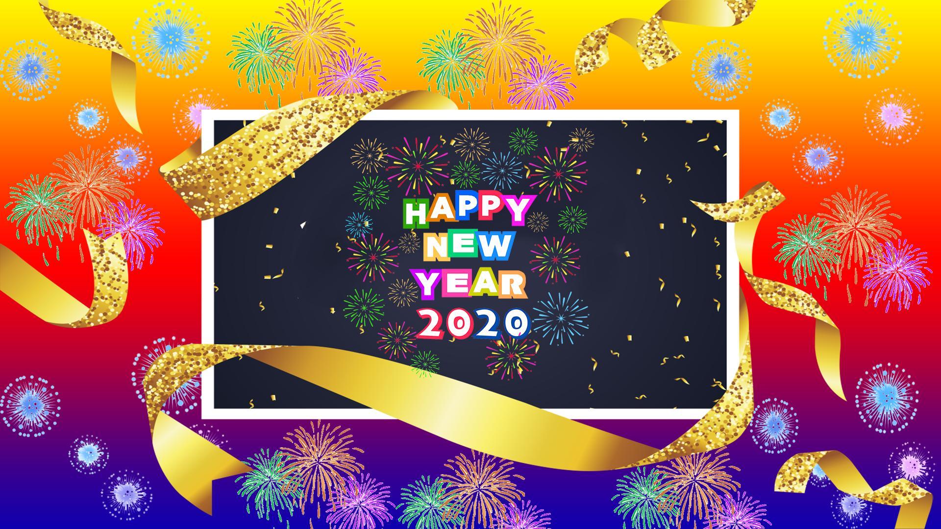 1920x1080 Happy New Year 2020 Wallpaper HD