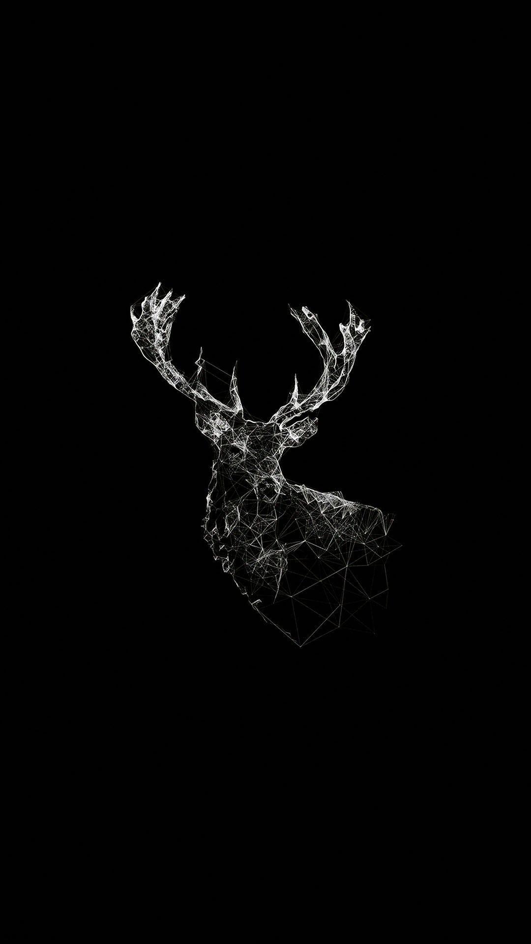 1080x1920 Low Poly Deer Illustration Android Wallpaper free download