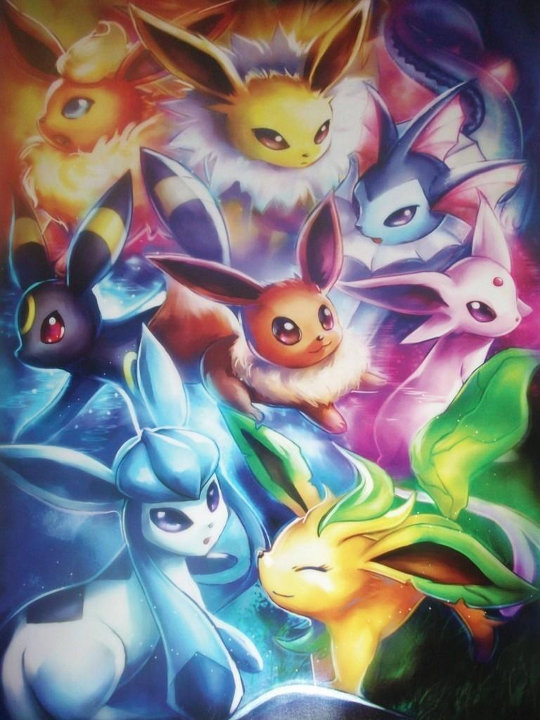 768x1024 Eevee Pokémon Wallpaper
