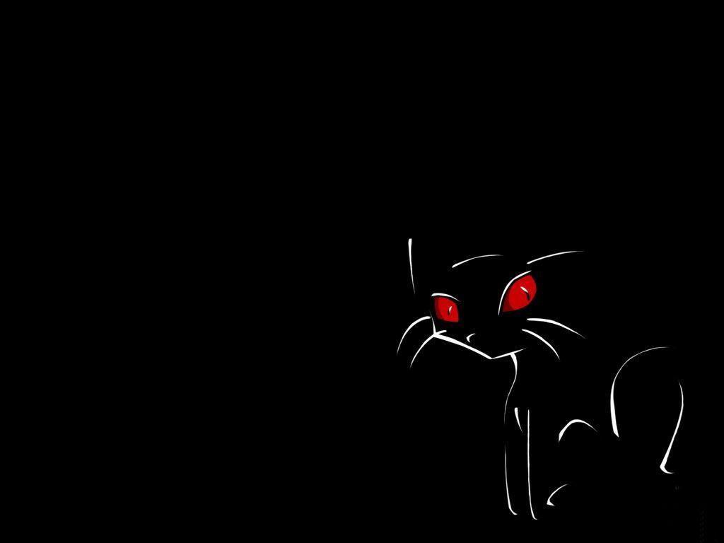 1024x768 Wallpaper Black Cat