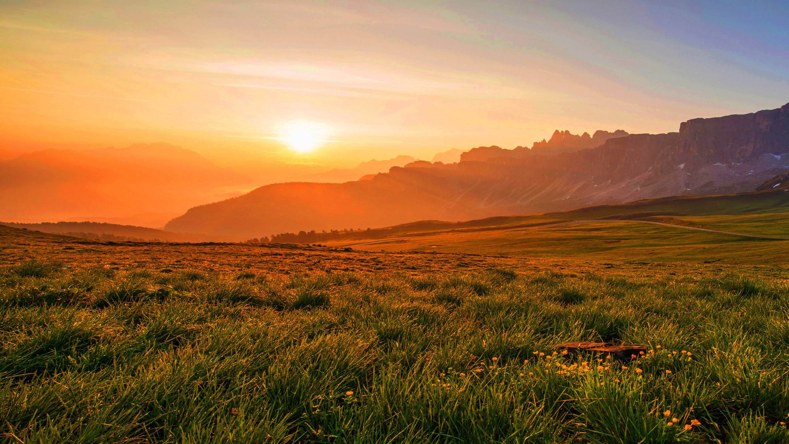 2560x1440 Amazing Nature Sunset 4K Wallpaper. Free Computer Desktop Wallpaper