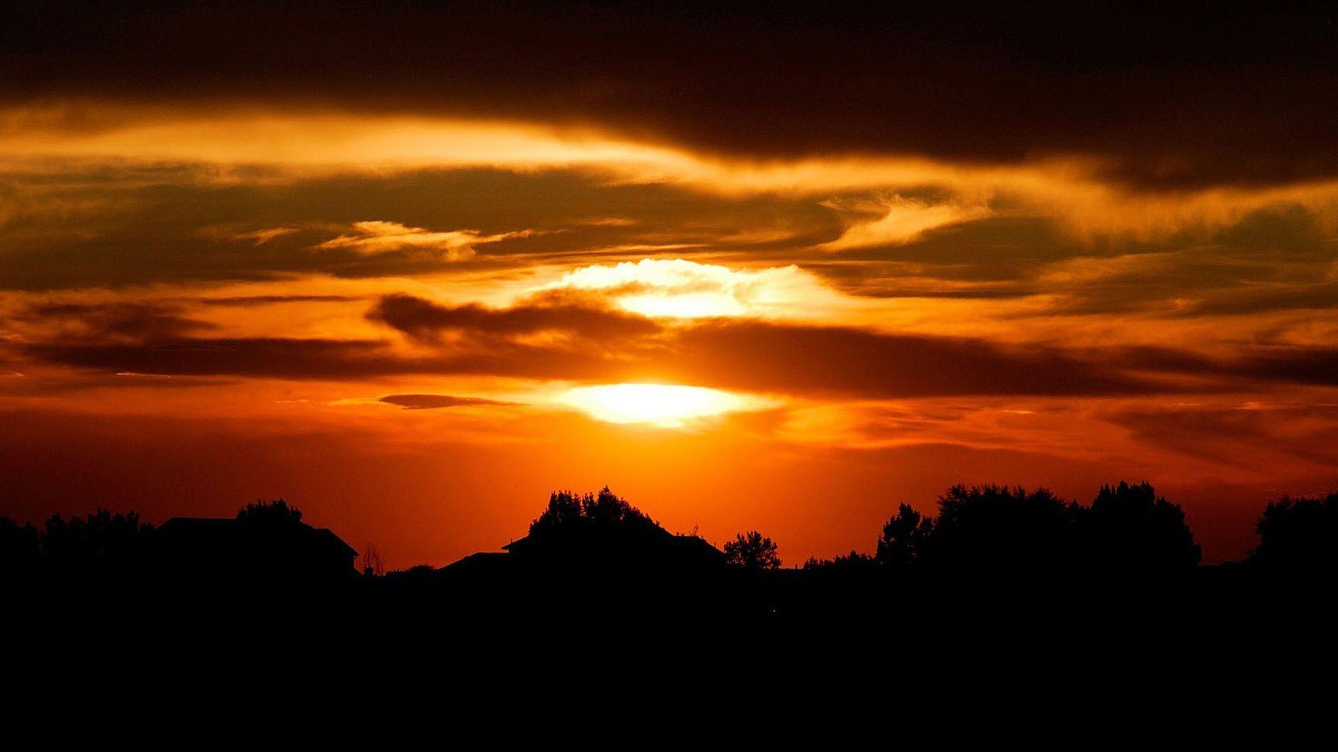 1920x1080 Nature Sunset Wallpaper HD 1920x1080