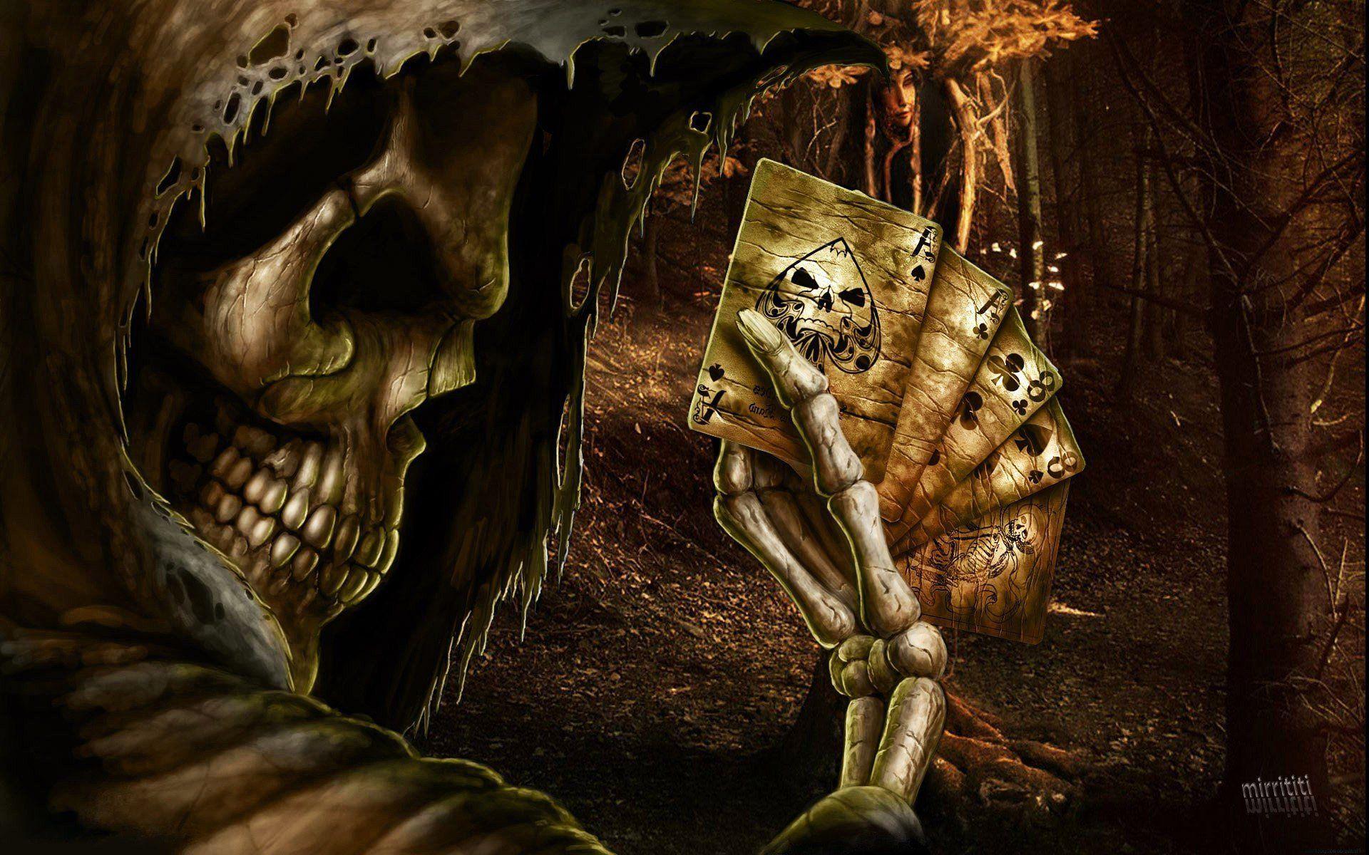 1920x1200 Grim Reaper Background HD Wallpaper